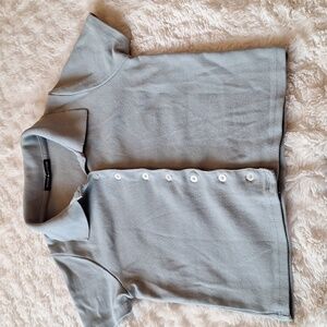 Brandy🩷Melville Short Sleeve Button Down Collar Shirt O/S